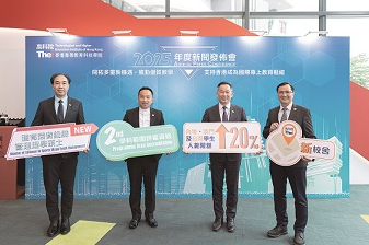 THEi高科院校長劉建德教授 (右二) 。